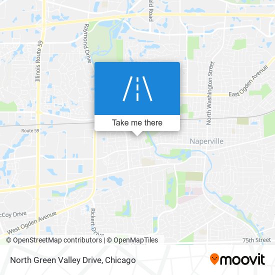 North Green Valley Drive map