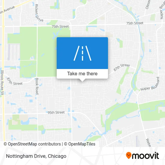 Nottingham Drive map