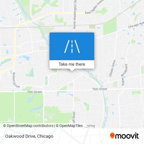 Oakwood Drive map