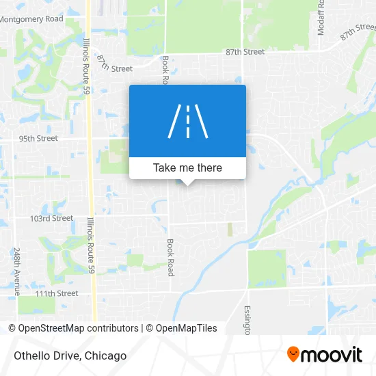 Othello Drive map