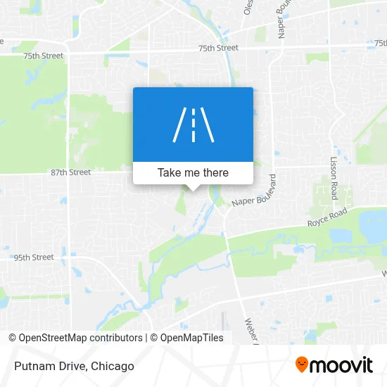 Putnam Drive map