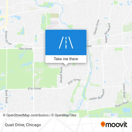 Quail Drive map