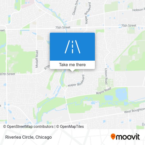 Mapa de Riverlea Circle