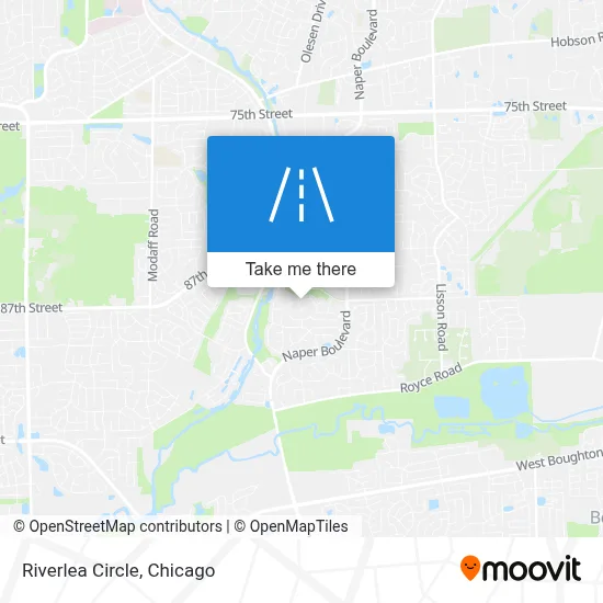 Riverlea Circle map
