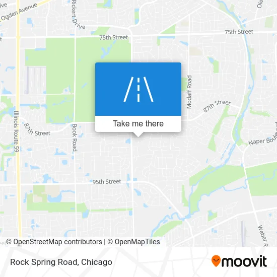 Rock Spring Road map