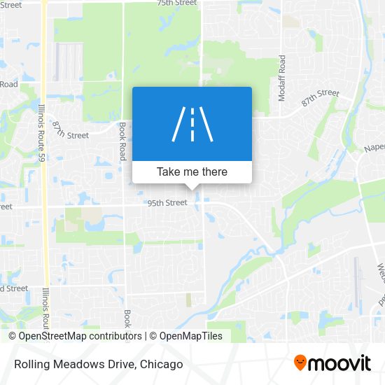 Mapa de Rolling Meadows Drive