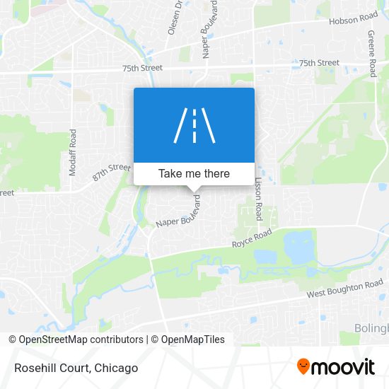 Mapa de Rosehill Court