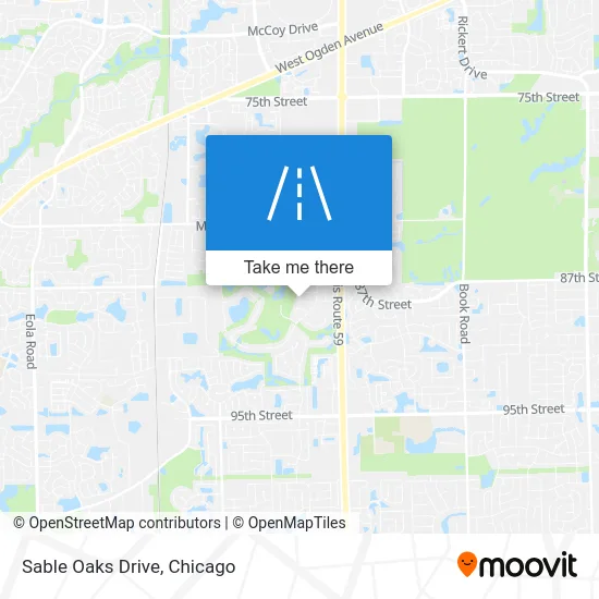 Sable Oaks Drive map