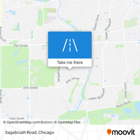 Mapa de Sagebrush Road