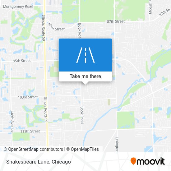 Mapa de Shakespeare Lane