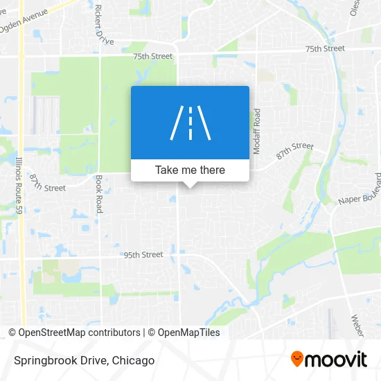 Springbrook Drive map