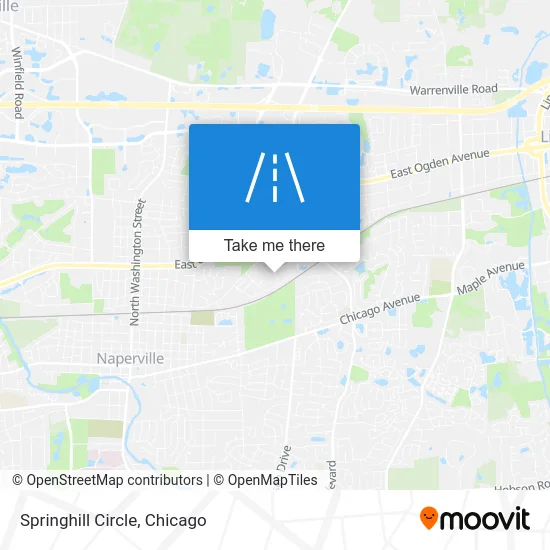 Springhill Circle map