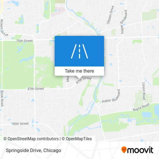 Springside Drive map