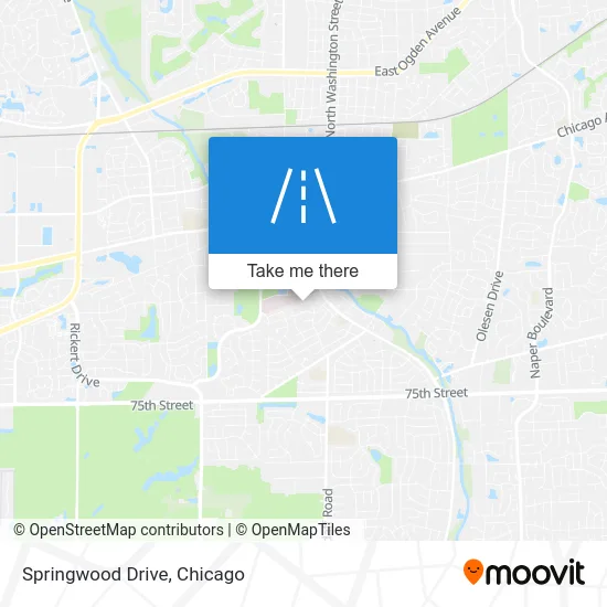 Springwood Drive map
