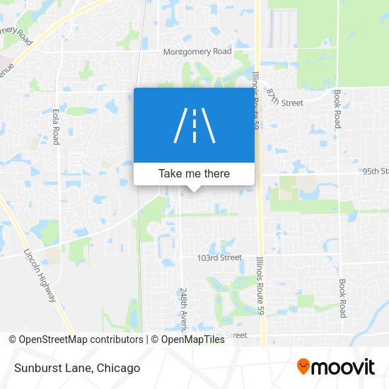 Mapa de Sunburst Lane