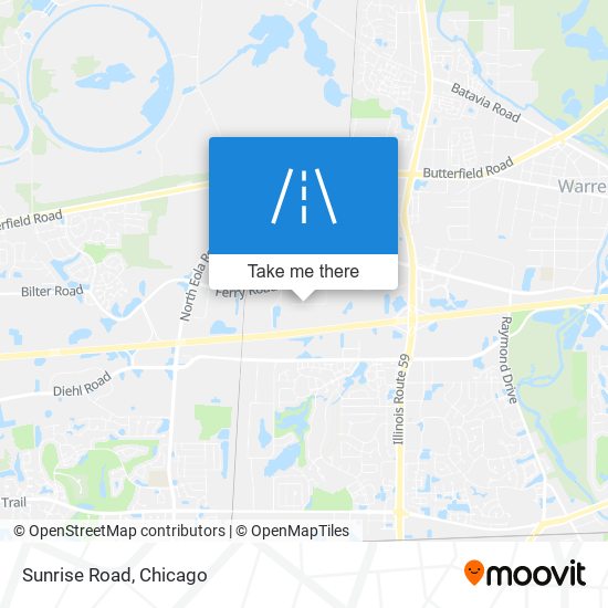 Mapa de Sunrise Road