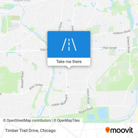 Timber Trail Drive map