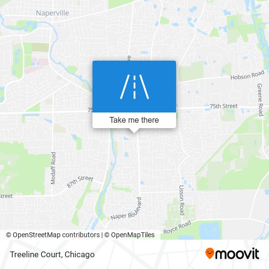 Treeline Court map