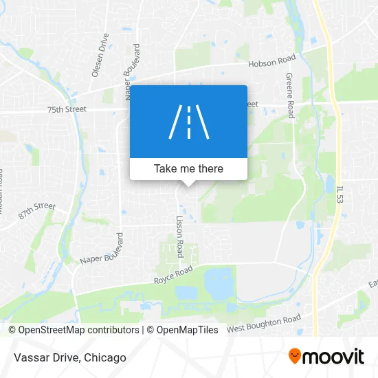Vassar Drive map