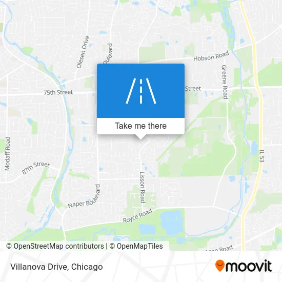 Villanova Drive map
