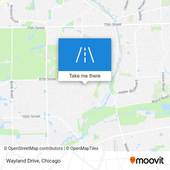 Wayland Drive map