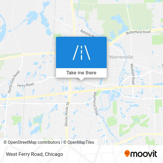 West Ferry Road map