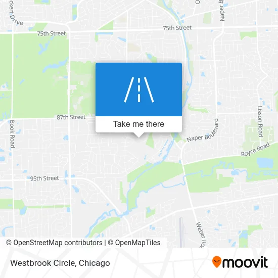 Westbrook Circle map