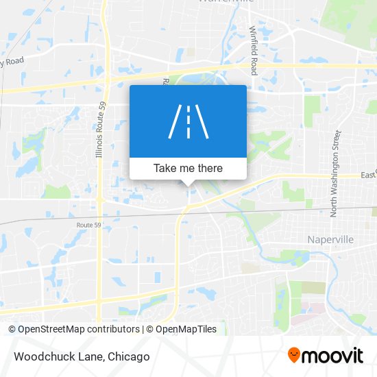 Woodchuck Lane map