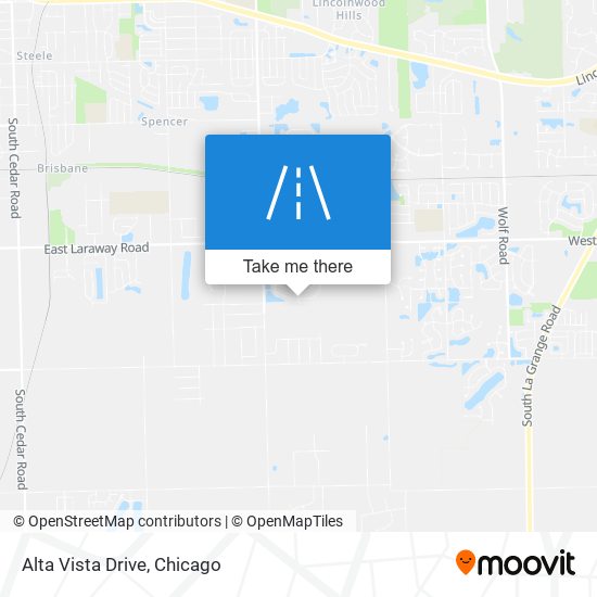 Alta Vista Drive map