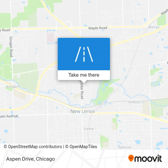 Aspen Drive map