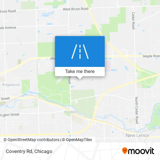 Coventry Rd map
