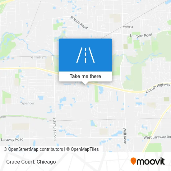 Grace Court map