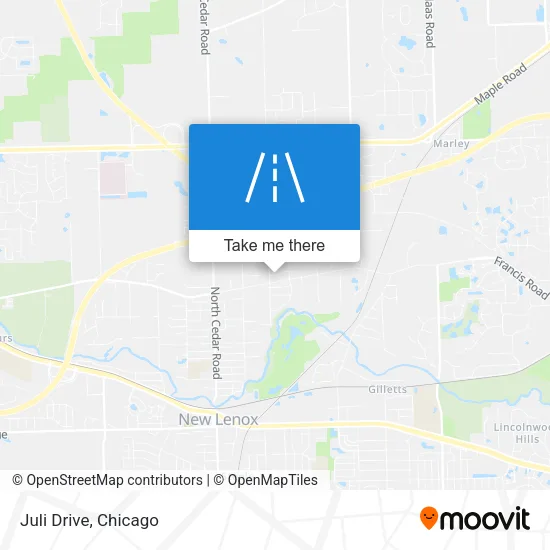 Juli Drive map