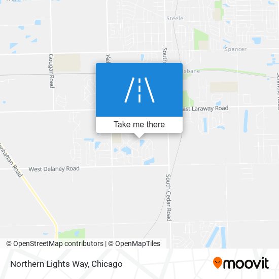 Mapa de Northern Lights Way