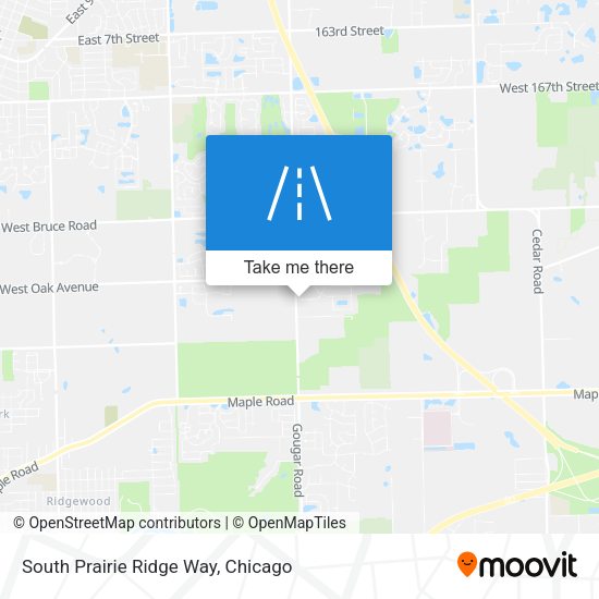 South Prairie Ridge Way map