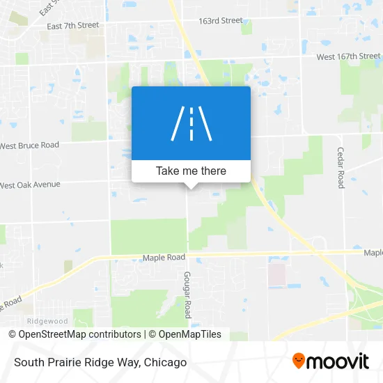 South Prairie Ridge Way map