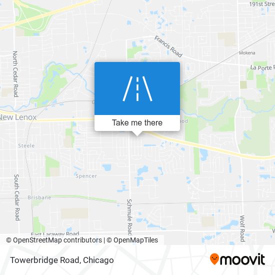 Mapa de Towerbridge Road