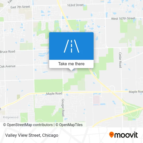 Valley View Street map