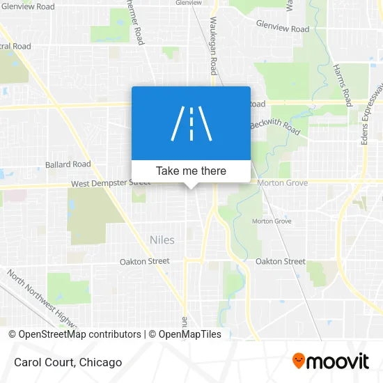 Carol Court map