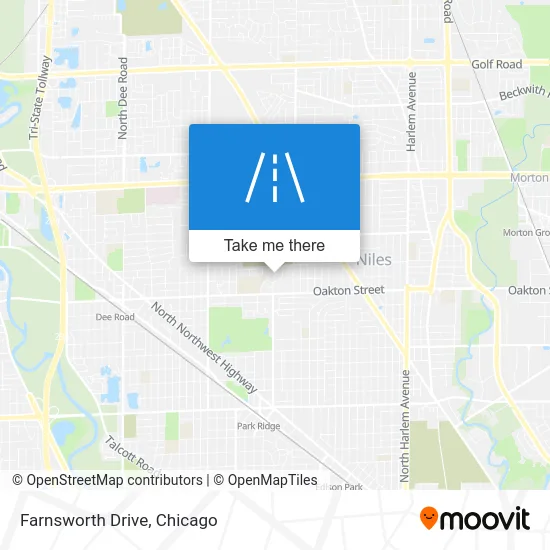 Farnsworth Drive map
