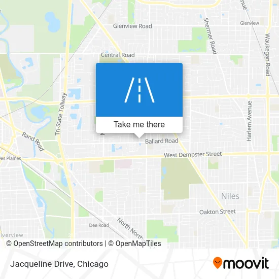 Jacqueline Drive map