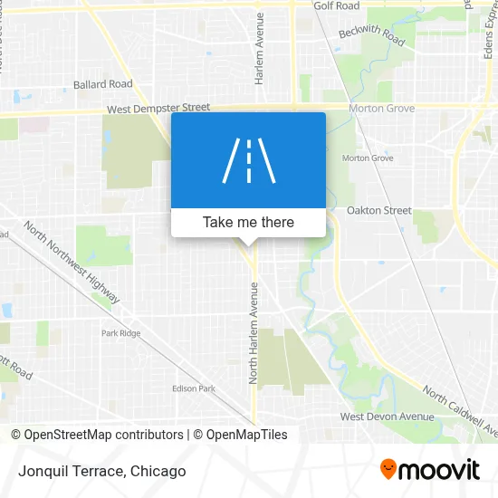 Jonquil Terrace map