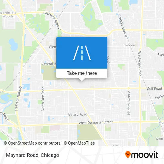 Maynard Road map