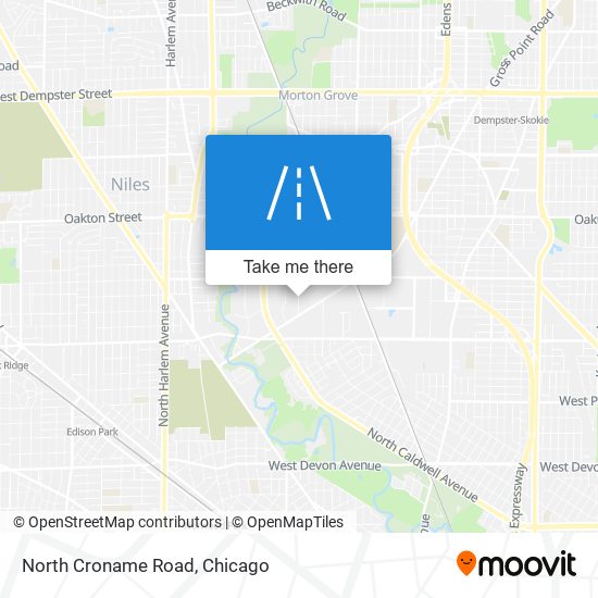 North Croname Road map