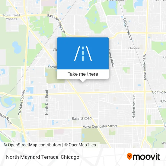 North Maynard Terrace map