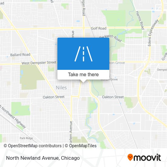 Mapa de North Newland Avenue
