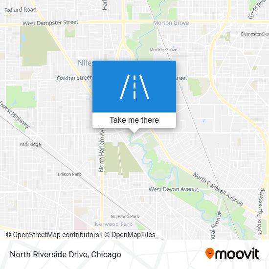 Mapa de North Riverside Drive