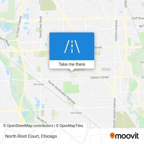 North Root Court map