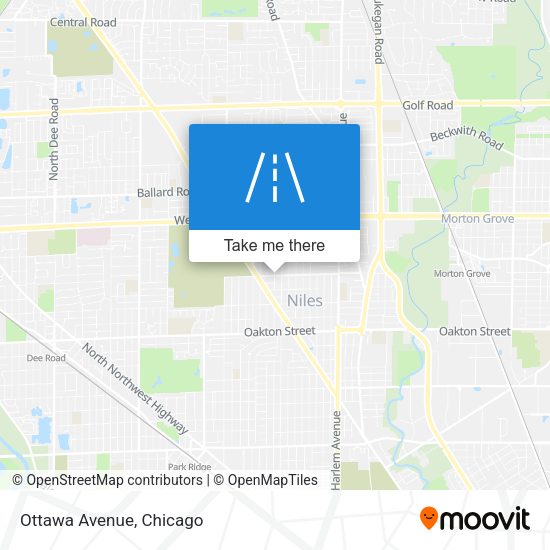 Ottawa Avenue map