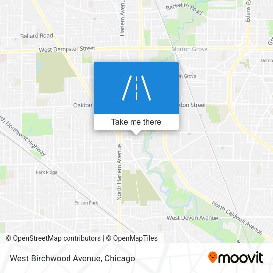 Mapa de West Birchwood Avenue